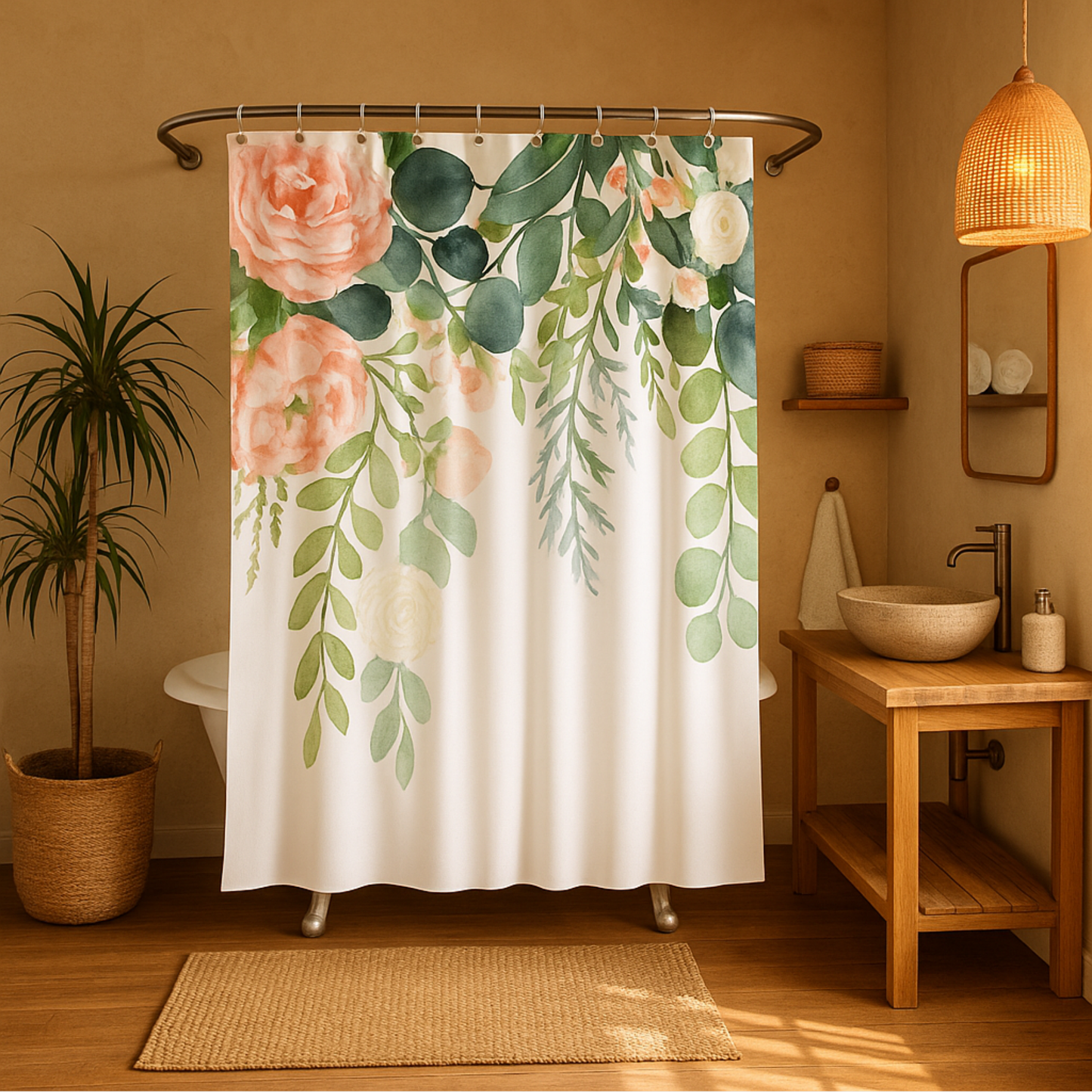 Shower Curtain - Peony