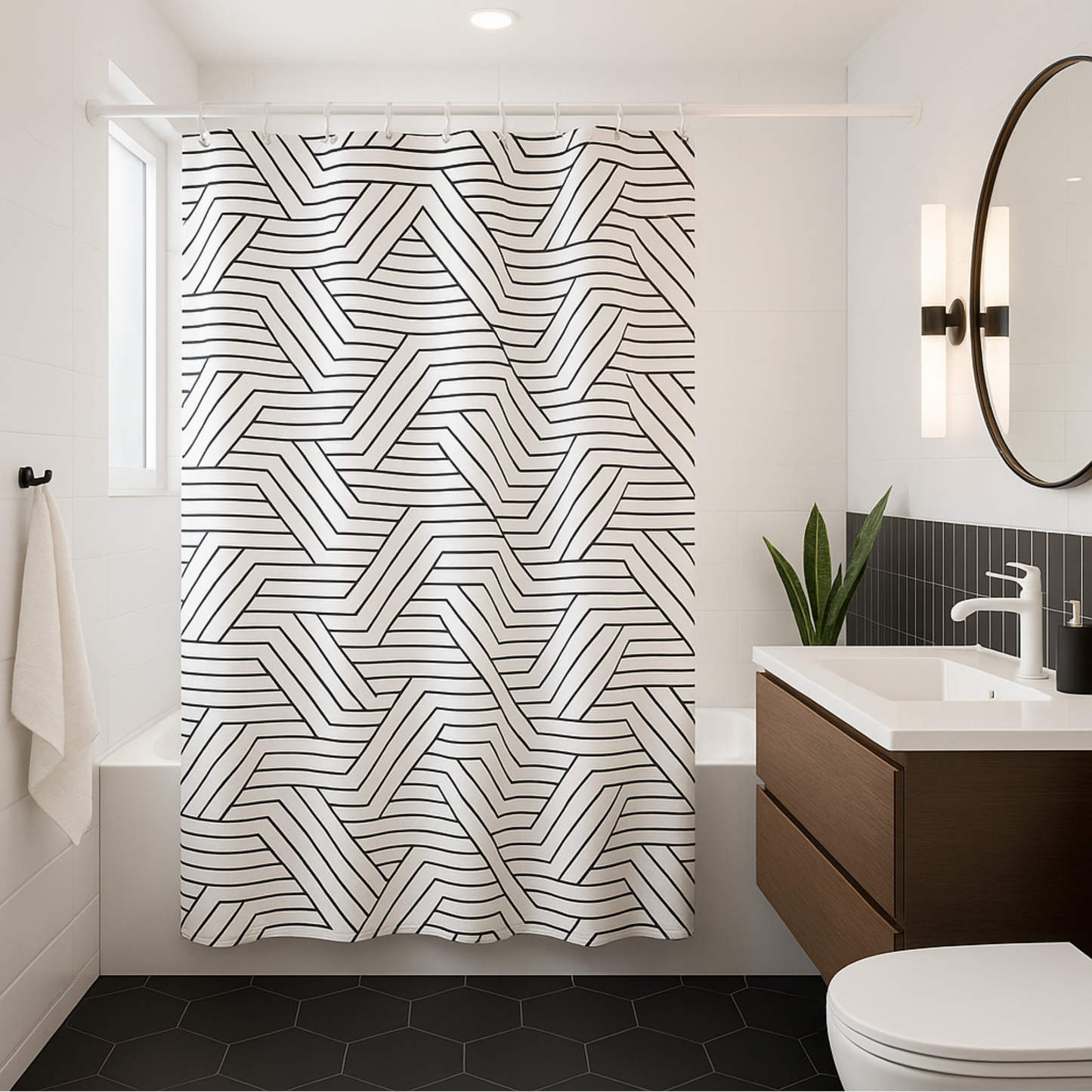 Shower Curtain - Geometric