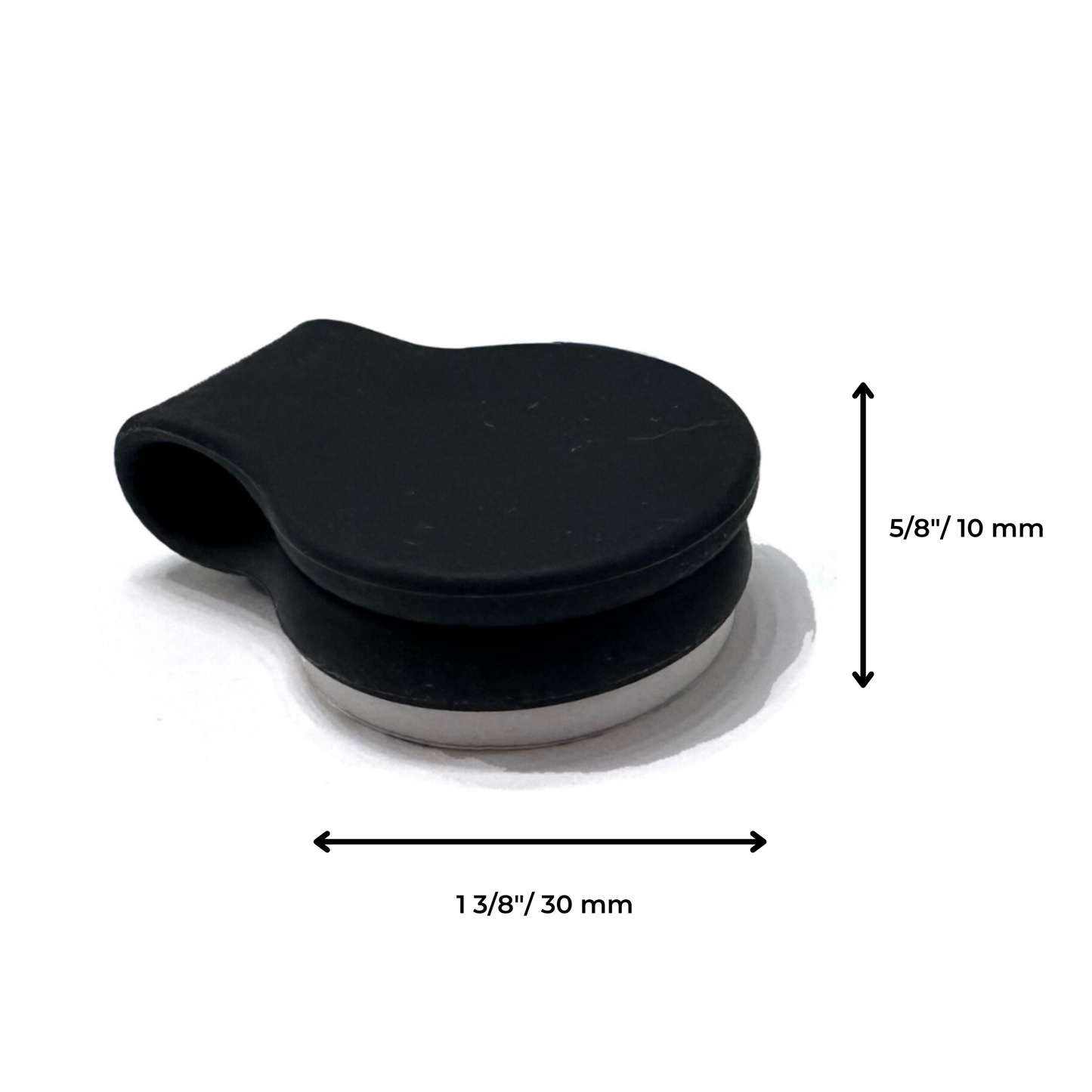 Shower Curtain Keeper Black - 3 pack