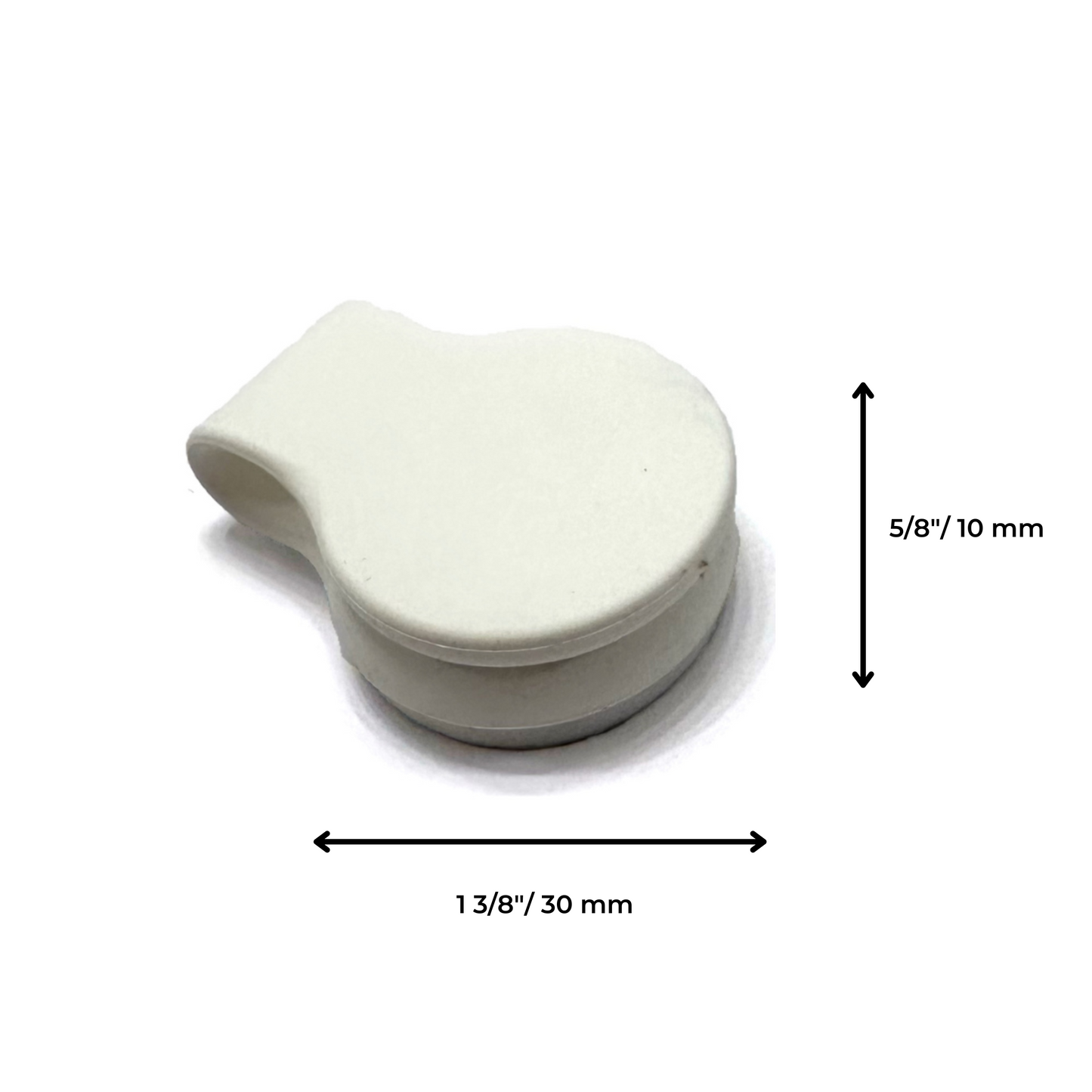Shower Curtain Keeper Bright White