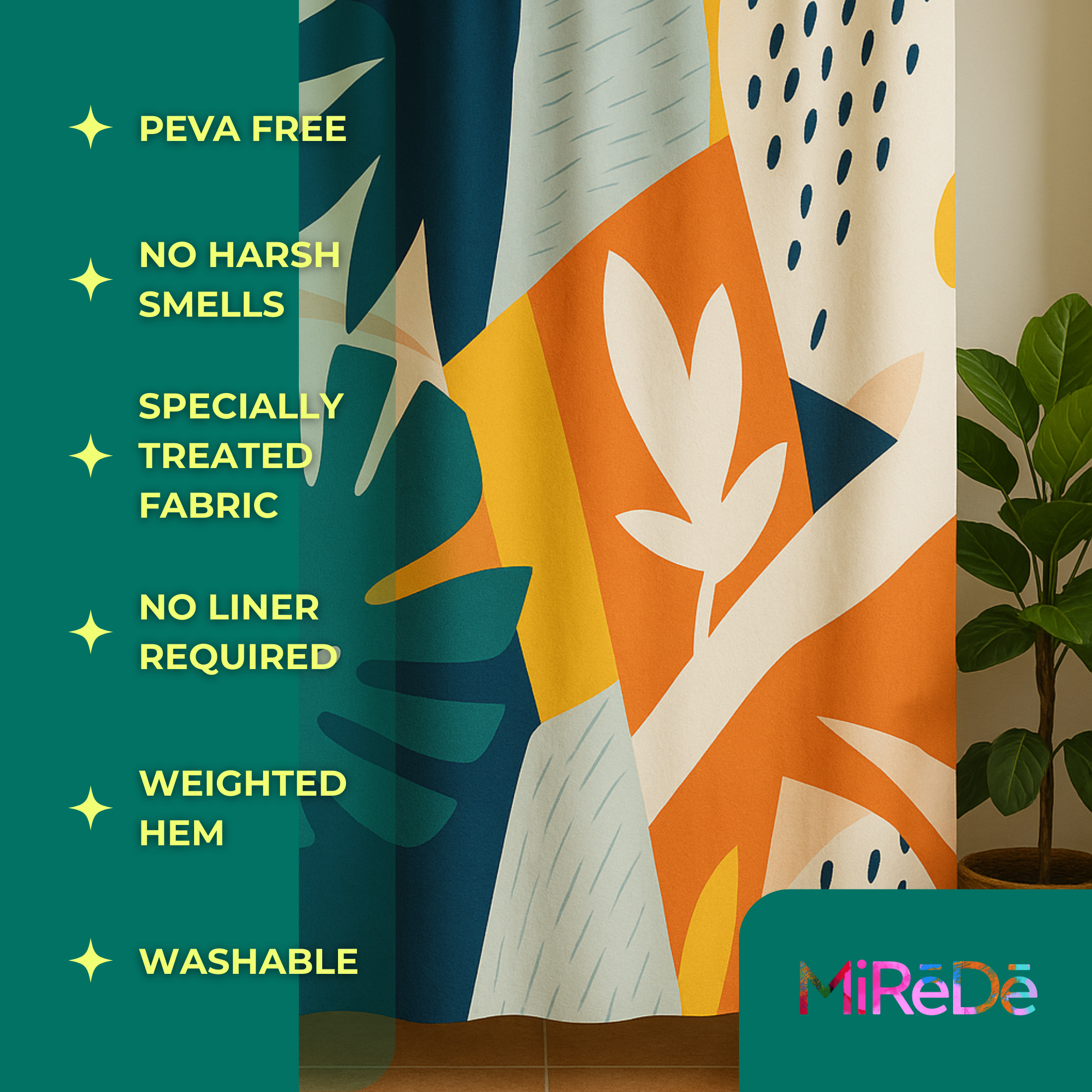 Shower Curtain - Tropical