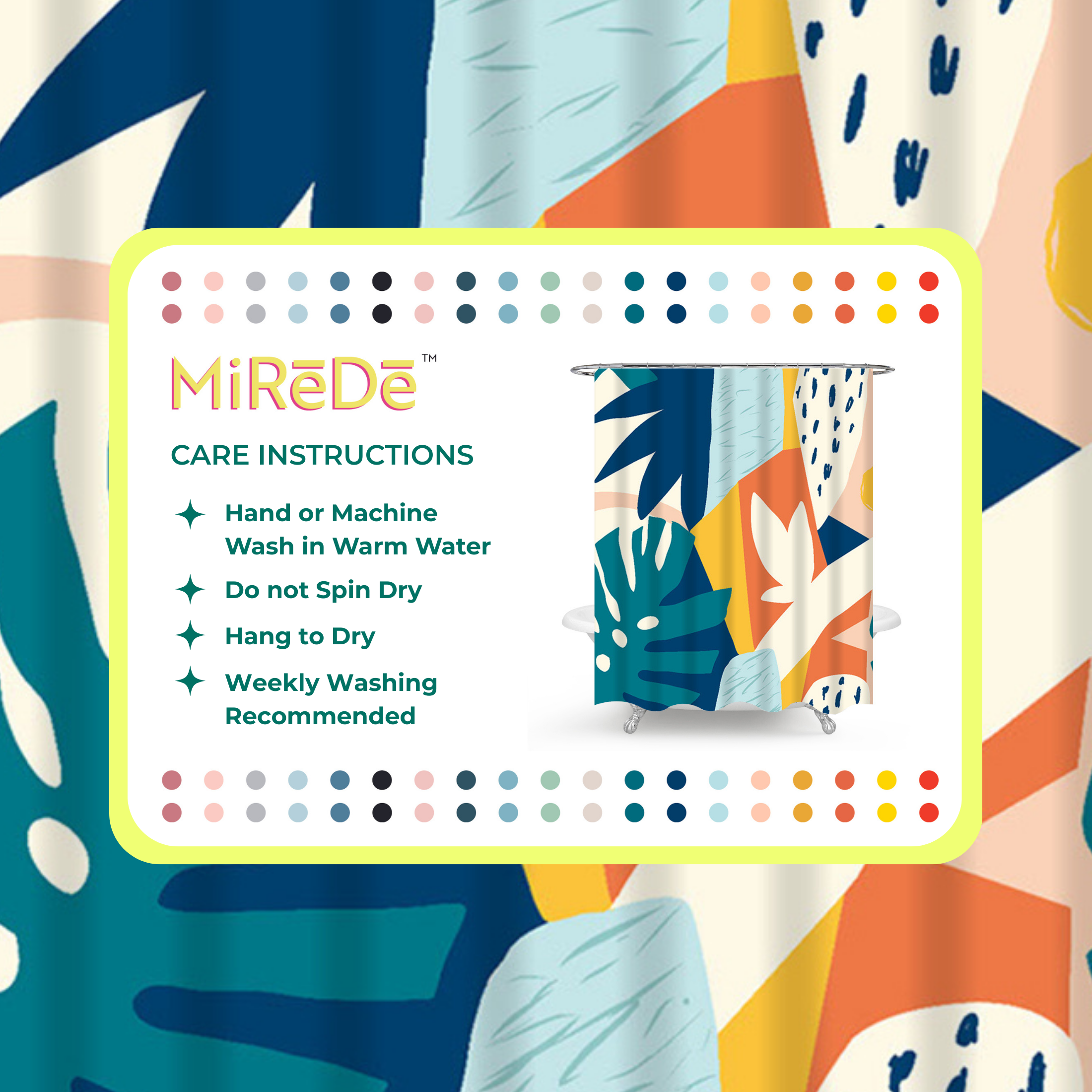 Shower Curtain - Tropical