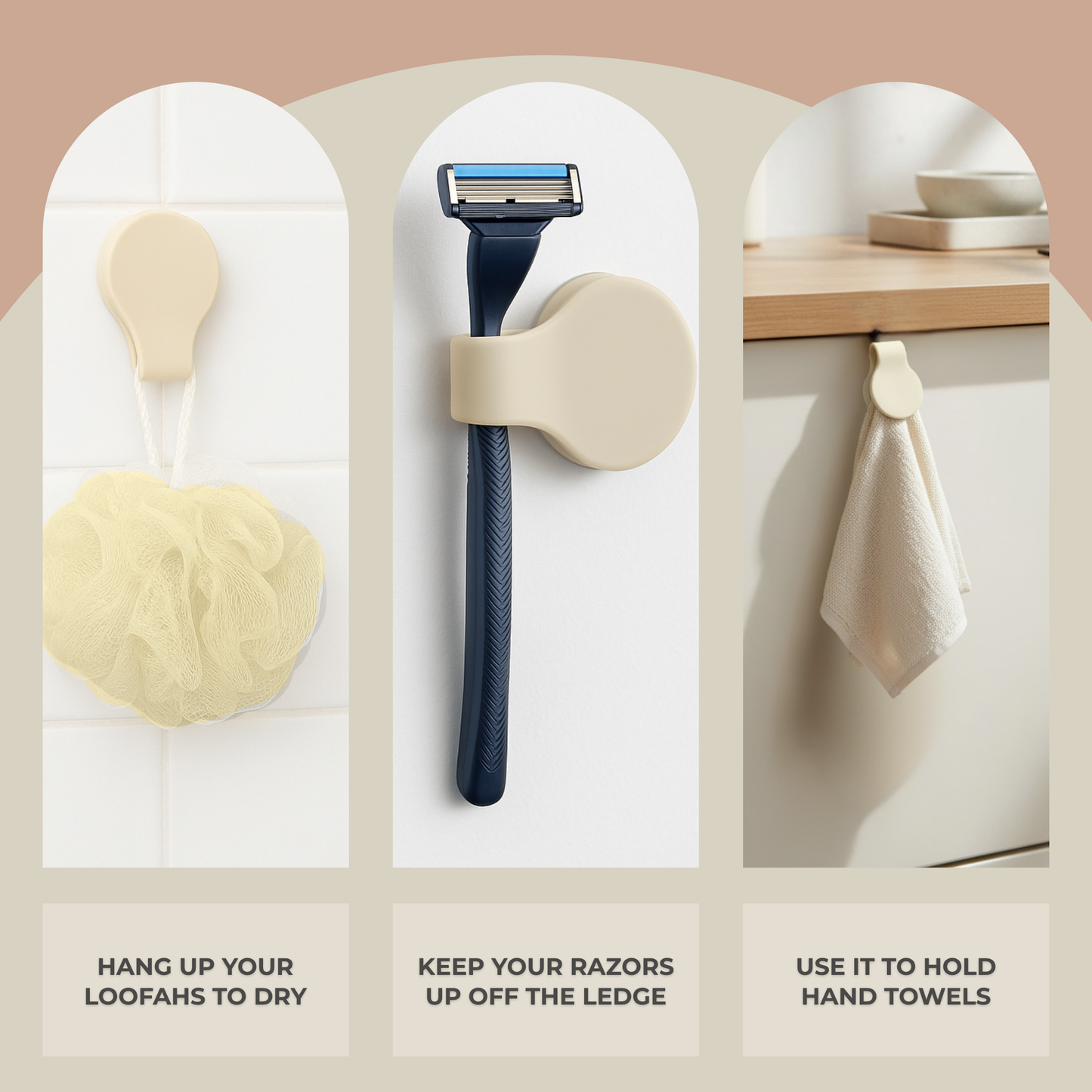 Shower Curtain Keeper Coconut Milk