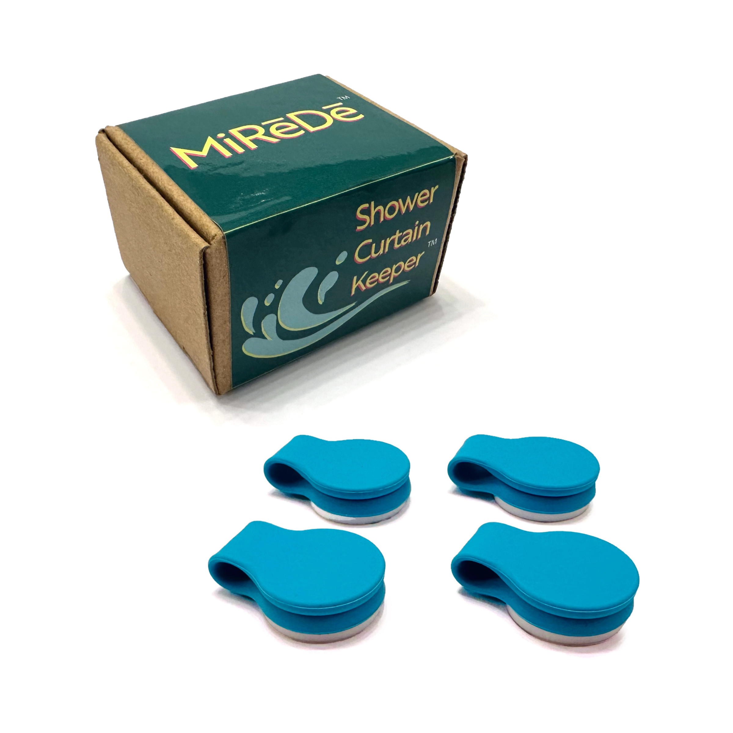 Shower Curtain Keeper Capri Blue - Limited Quantities