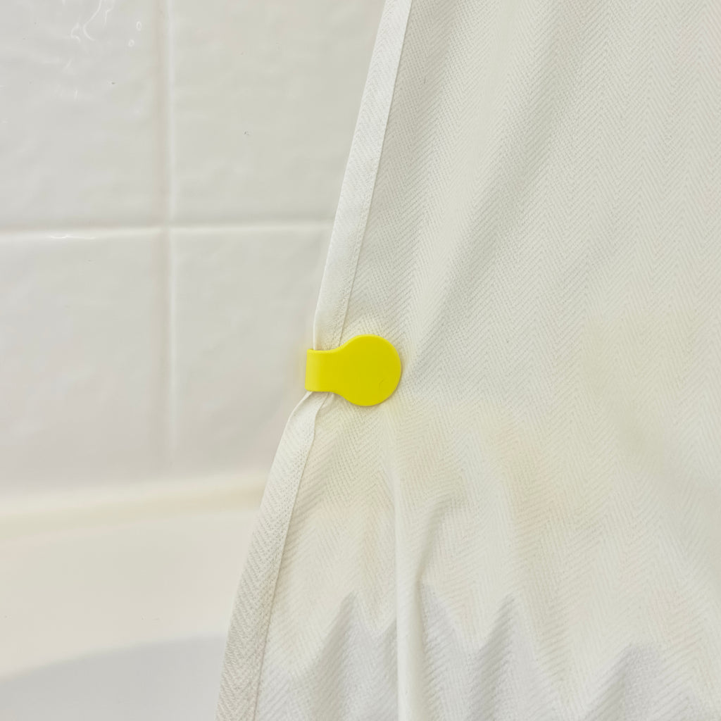 Shower Curtain Keeper Buttercup Yellow - Limited Quantities