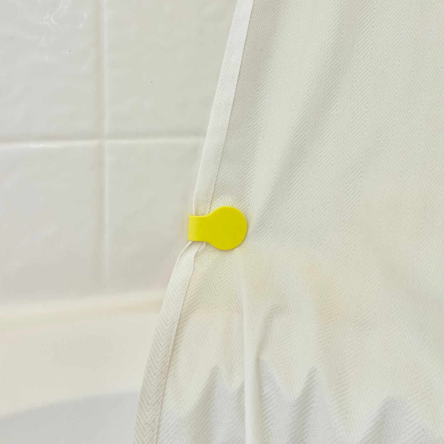 Shower Curtain Keeper 4 pack Buttercup Yellow