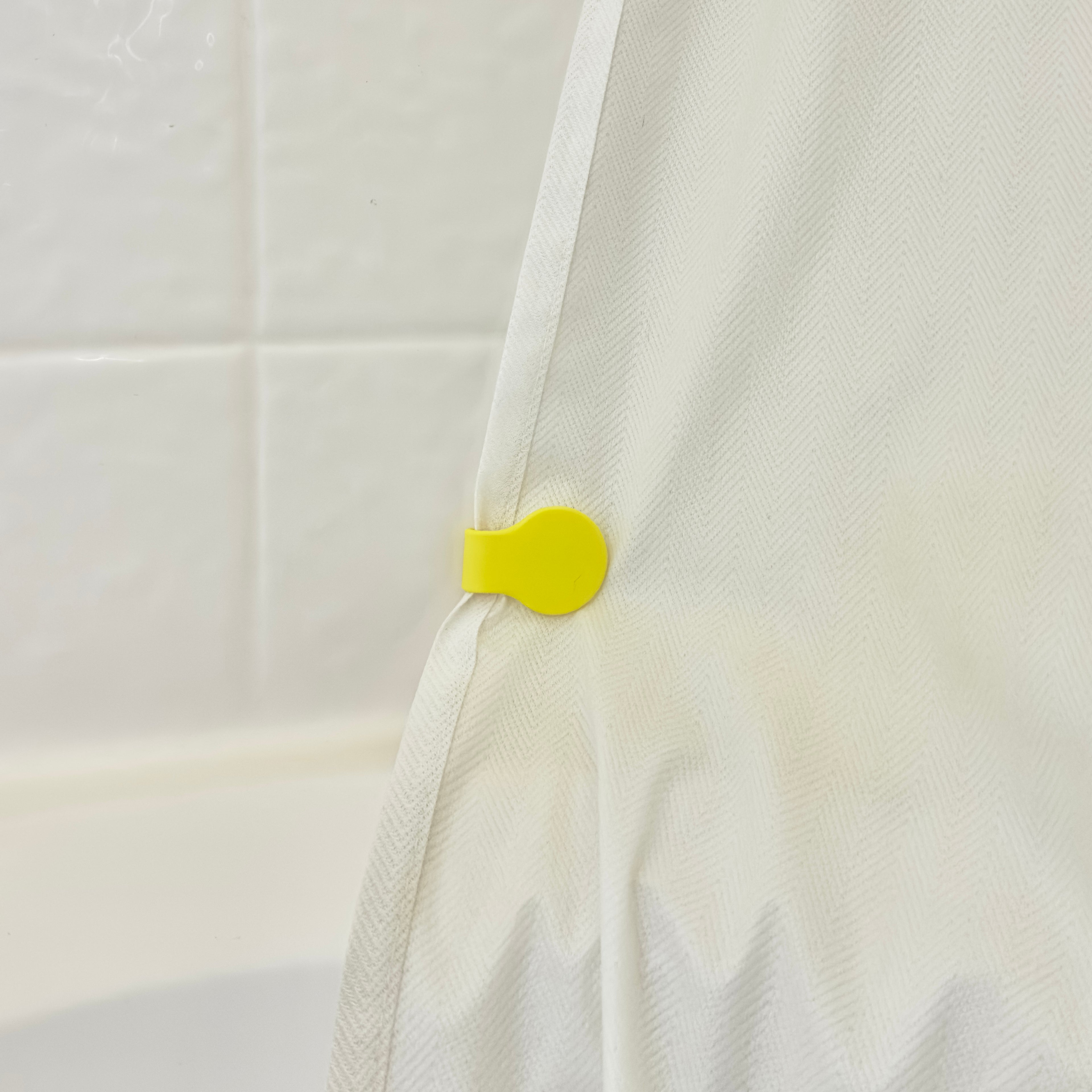 Shower Curtain Keeper Buttercup Yellow - Limited Quantities