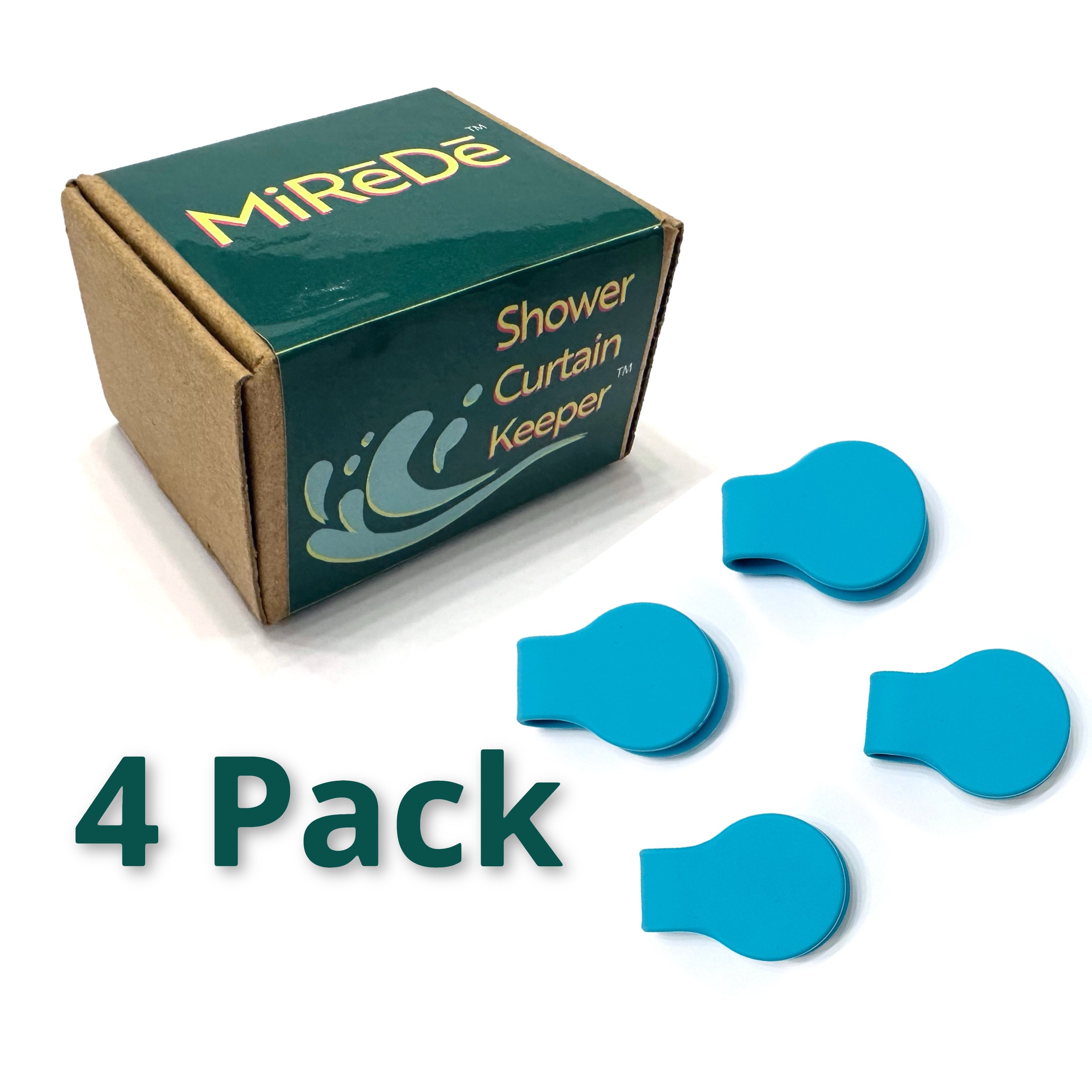 Shower Curtain Keeper Capri Blue - Limited Quantities