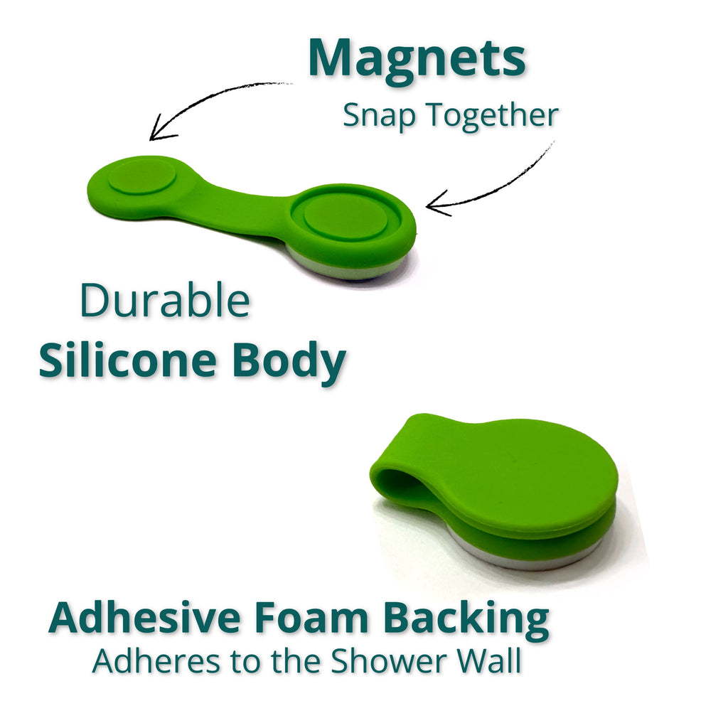 Shower Curtain Keeper Bright Green - Limited Quantities