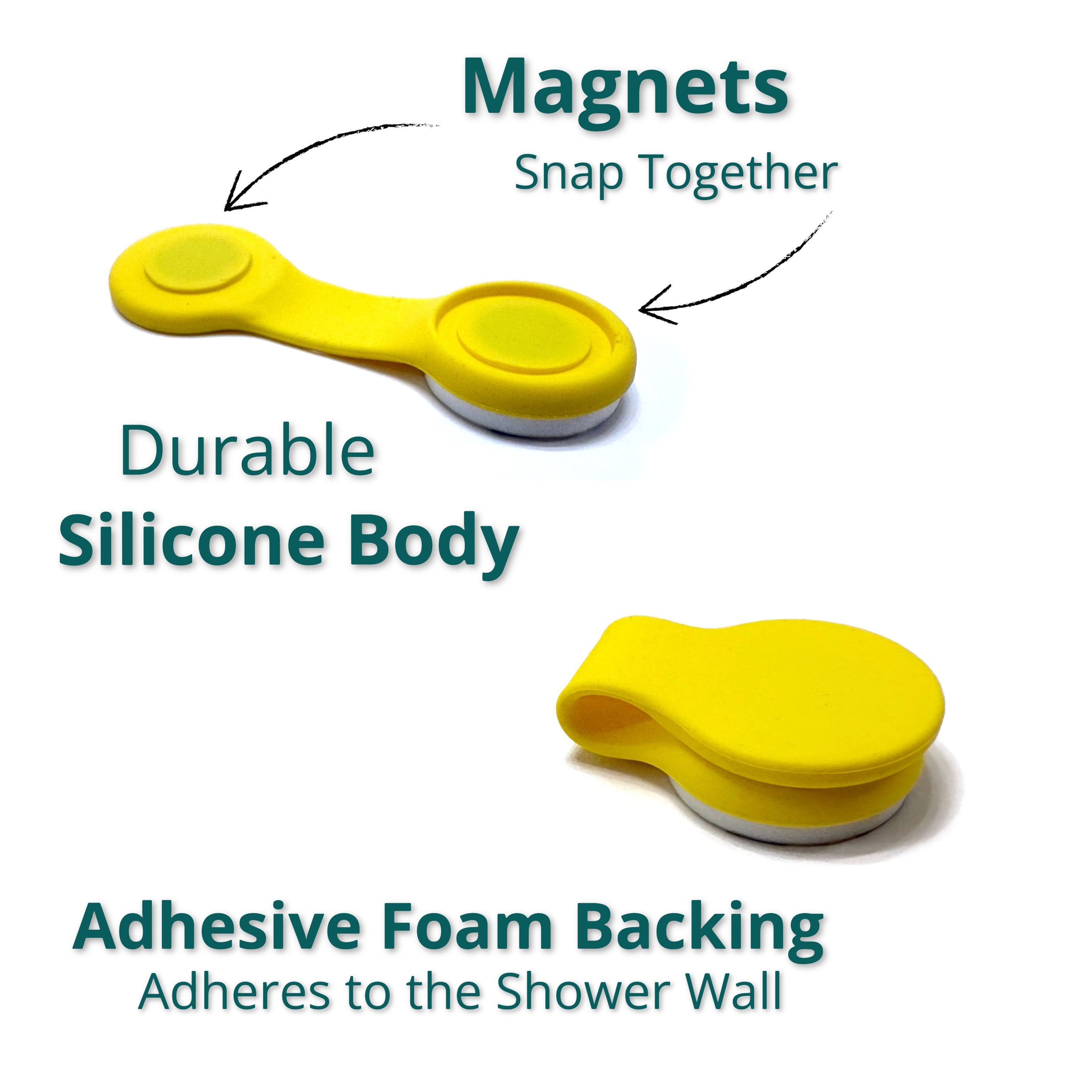 Shower Curtain Keeper Buttercup Yellow - Limited Quantities